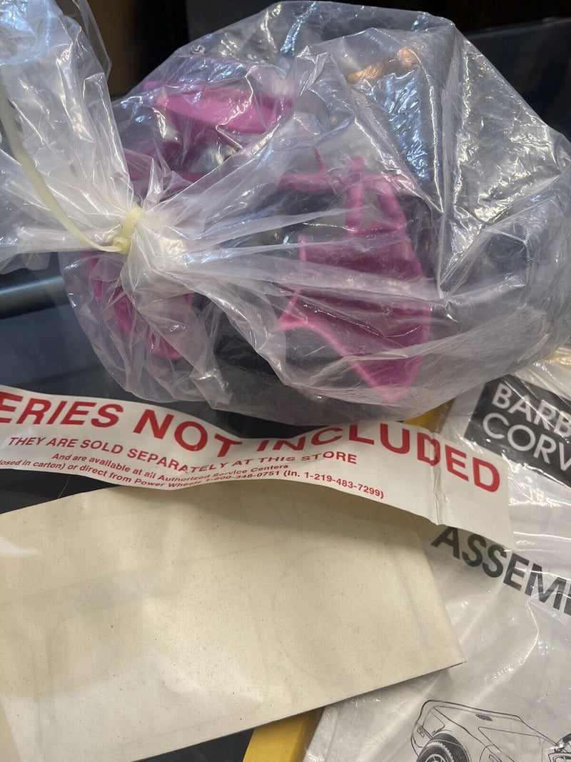 1988 BARBIE CORVETTE Classic Edition ~ Ride-On Toy Car #85350