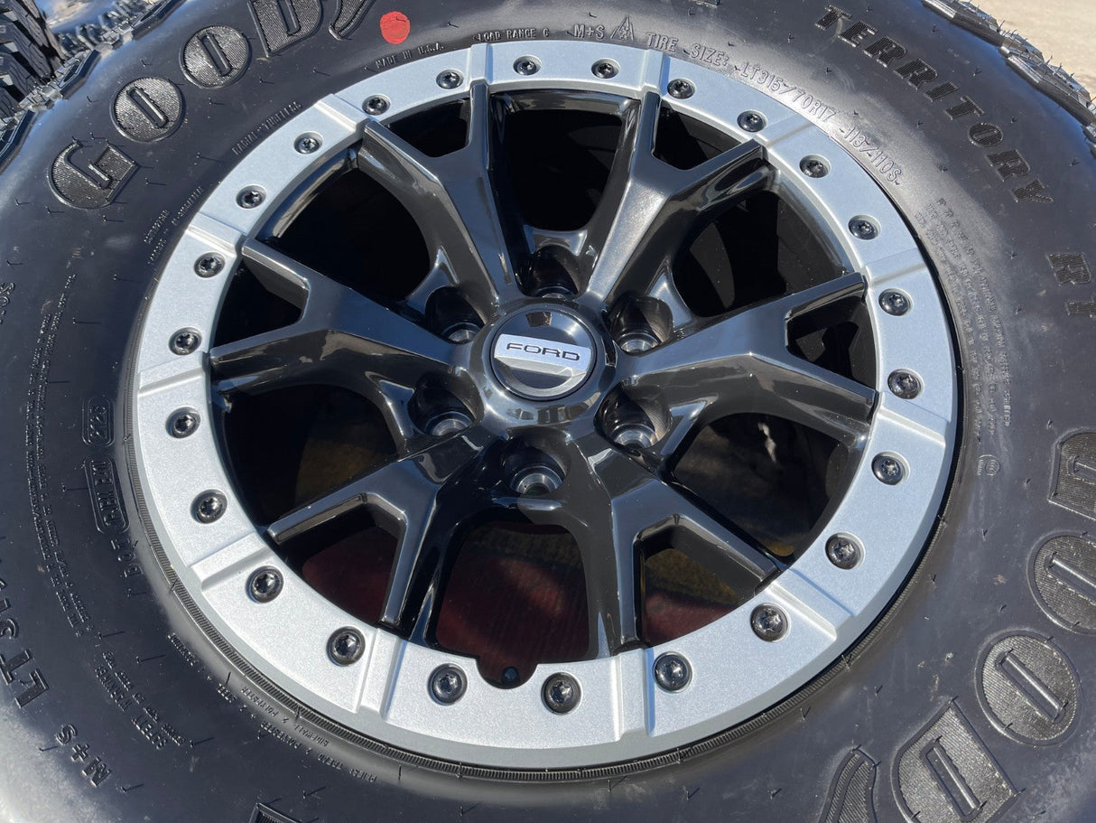 17" Ford F-150 Raptor Bronco R OEM Replica BEADLOCK 10460 rims wheels NEW 35" Texas Truck Tire