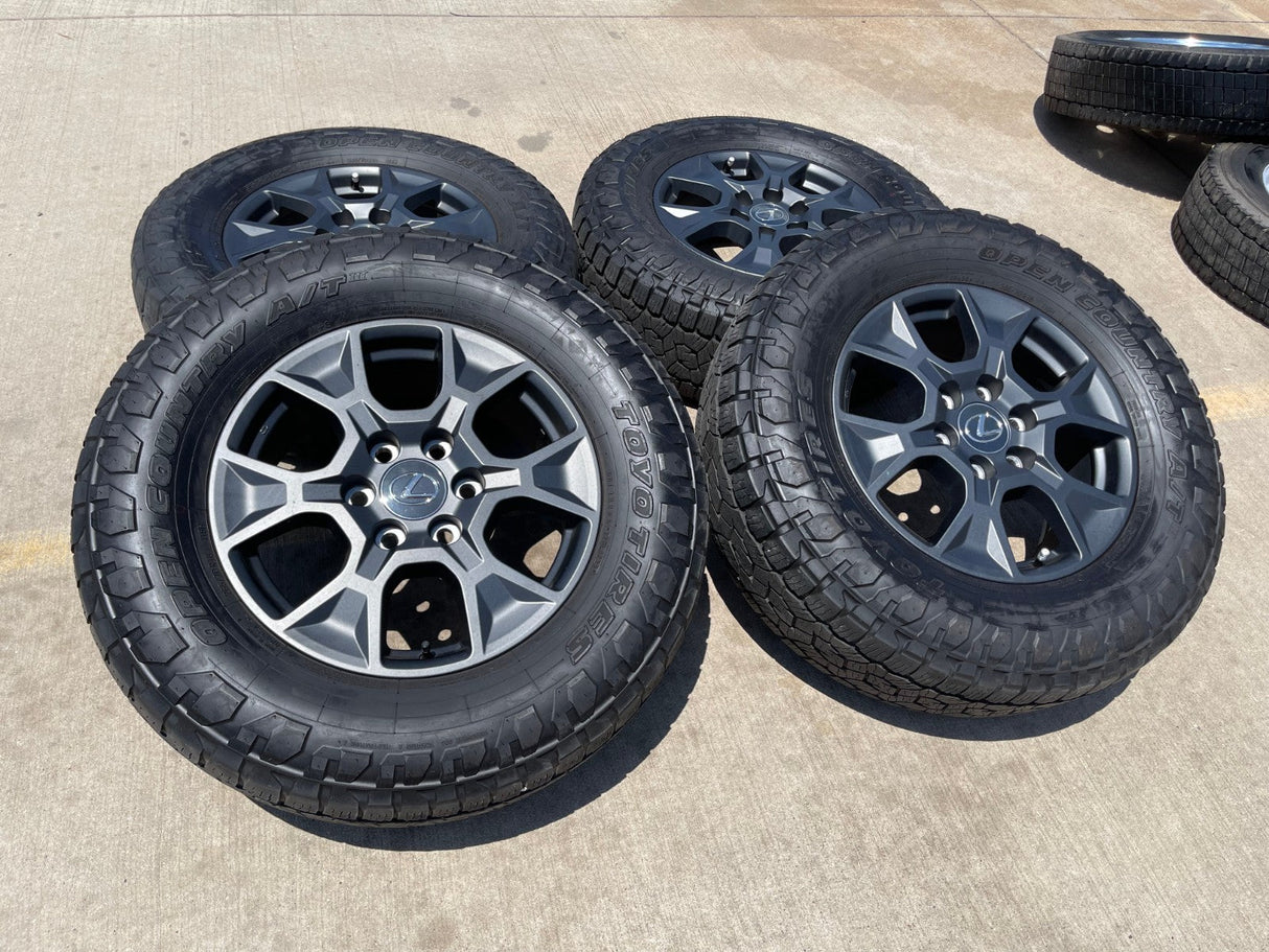 18" Lexus GX550 OEM 10544 wheels rims Land Cruiser Tundra Sequoia 2024 2025 Texas Truck Tire