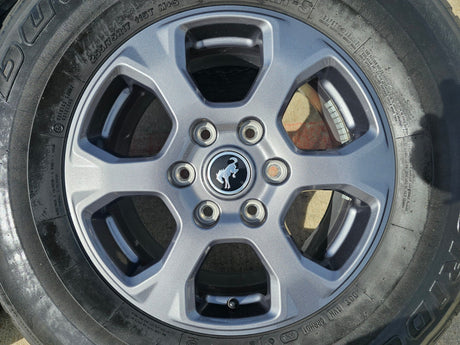 17" Ford Bronco Big Bend wheels rims 10384 OEM Ranger 2023 2024 2025 2026 Texas Truck Tire