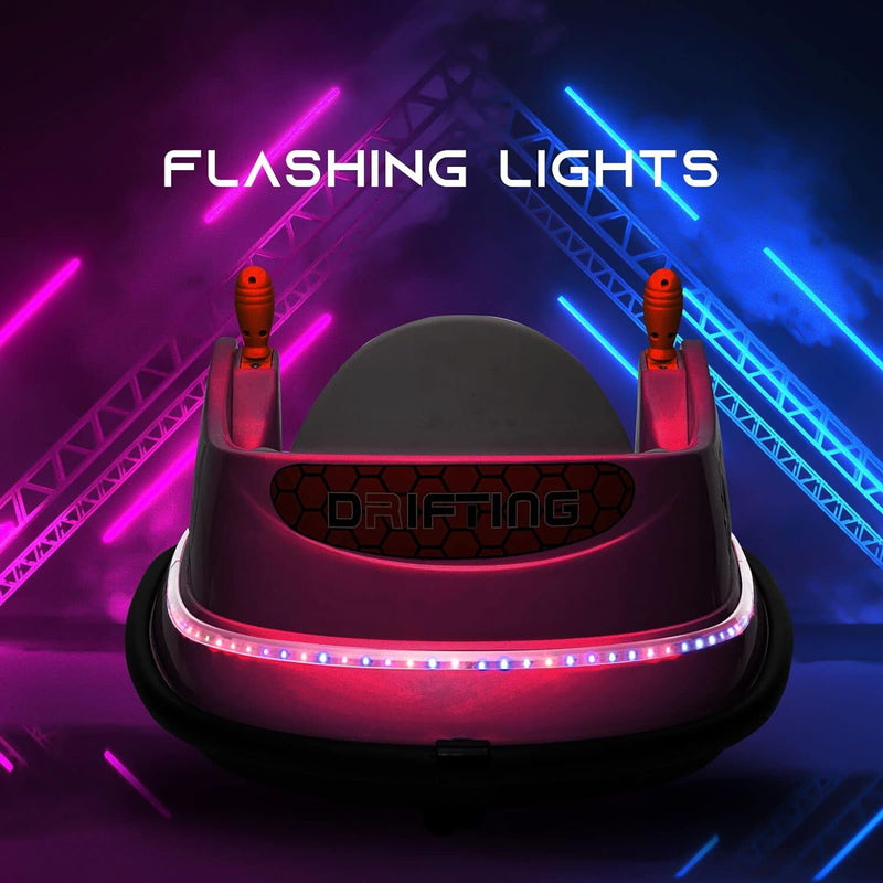 6V Electric Ride-On Bumper Car with Remote Control for Kids and Toddlers