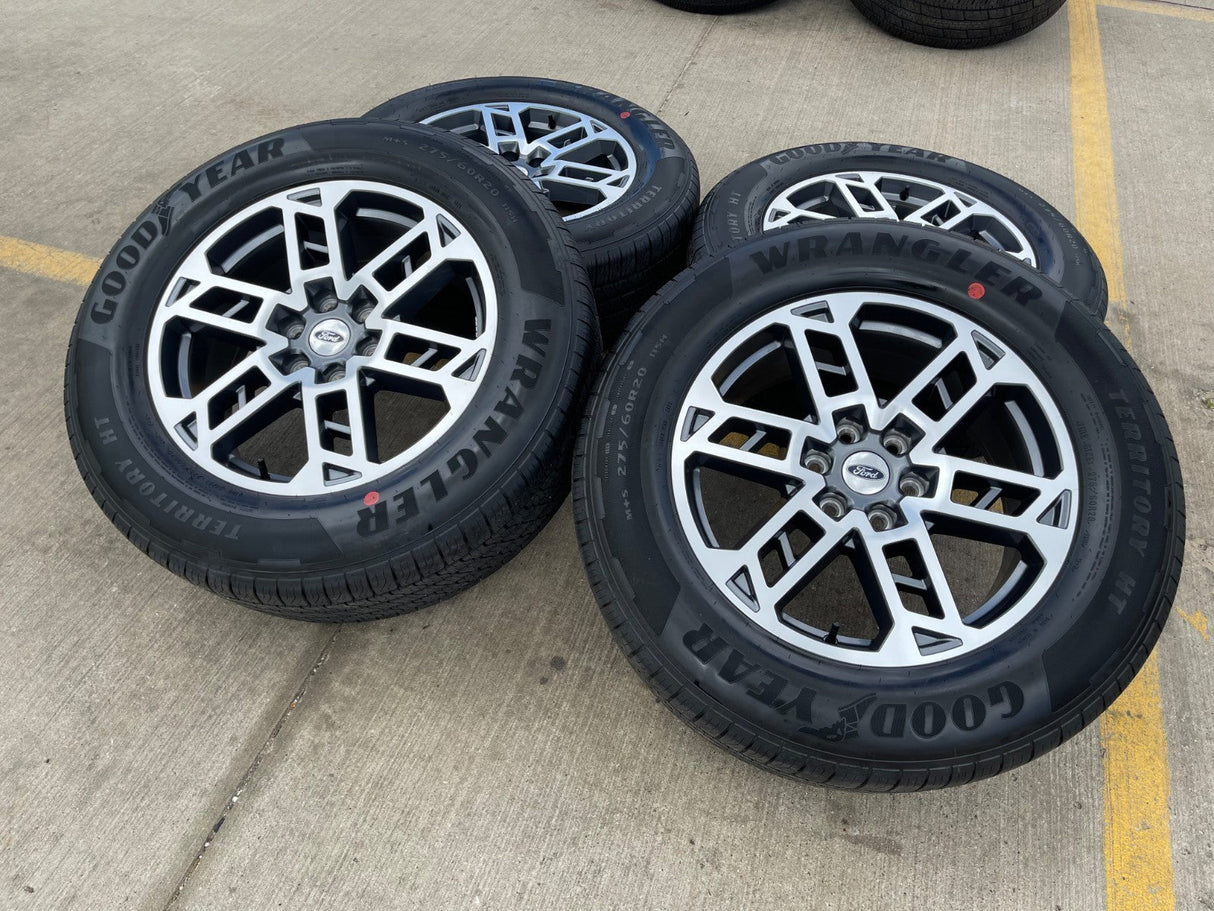 20" Ford F-150 LARIAT Limited OEM 94219 rims wheels Expedition GOODYEAR NEW Texas Truck Tire