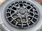 18" Toyota Tundra TSS T FORCE TRD OEM black wheels rims Sequoia 2025 2026 NEW Texas Truck Tire
