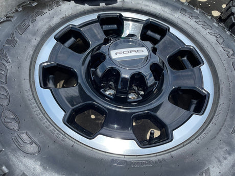 18" Ford F-250 F-350 OEM TREMOR rims wheels 10482 2023 2024 2025 2026 NEW Texas Truck Tire
