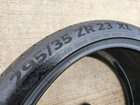(1) 295/35/23 Continental Sport Contact 6 tire XL 108Y AO Audi RSQ8 Texas Truck Tire