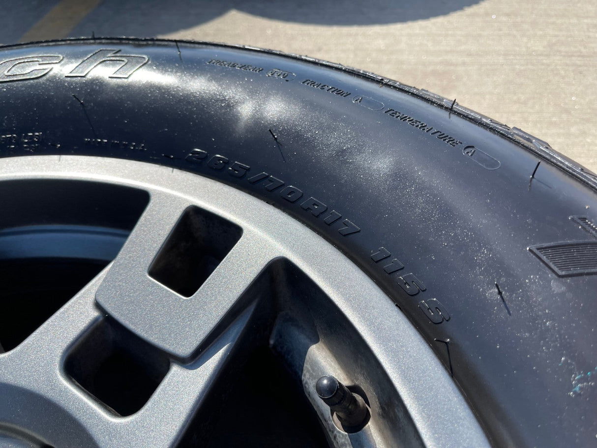 17" Toyota Tacoma 4Runner OEM wheels rims gray 75167 TRD FJ tires BFG NEW Texas Truck Tire