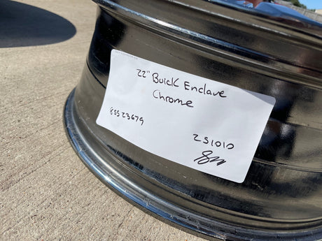 (1) 22" Buick Enclave OEM 94061 wheel rim Acadia Traverse spare 2024 2025 2026 Texas Truck Tire