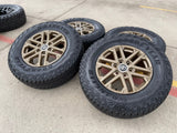 18" Toyota Tundra TRD OEM wheels rims 75281 Sequoia LX600 BRONZE 2025 2026 NEW Texas Truck Tire