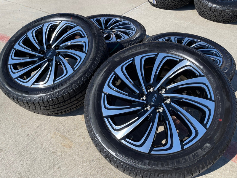 22" Lincoln Navigator OEM 10666 rims wheels BLACK LABEL 2025 2026 NEW Texas Truck Tire