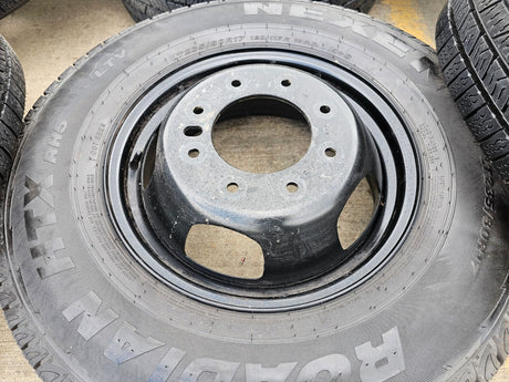 17" Dodge Ram 3500 Dually Laramie 8x200 wheels rims 2703 2704 OEM 2024 2025 Texas Truck Tire