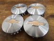 (4) 3.25" Chevy Silverado 1500 Tahoe Suburban OEM center caps C5652 83MM Texas Truck Tire