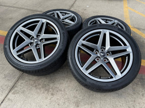 19" Ford Mustang Stealth GT OEM 10595 wheels rims CONTINENTAL 2024 2025 2026 NEW Texas Truck Tire