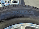 20" GMC Sierra Yukon DENALI OEM wheels rims 5699 5644 MICHELIN DEFENDER LTX M/S2 Texas Truck Tire