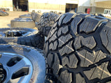 18" Ford F-250 F-350 OEM TREMOR rims wheels 10482 KENDA KLEVER R/T 33" NEW Texas Truck Tire