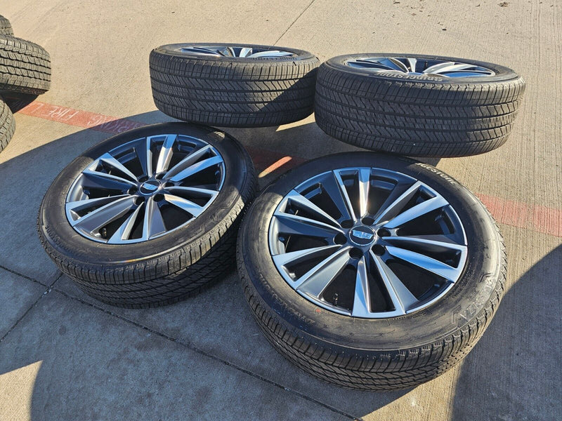22" Cadillac Escalade Platinum OEM wheels rims tires 2024 2025 2026 NEW Texas Truck Tire