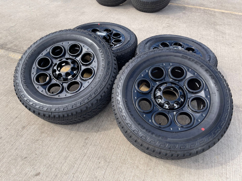 20" Ford F-250 F-350 OEM black Lariat wheels rims 10299 10484 NEW Texas Truck Tire