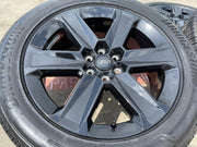 22" Ford F-150 LOBO LARIAT OEM black rims wheels tires Expedition 2026 2027 NEW Texas Truck Tire