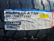 17" Ford F-150 OEM black Tremor rims wheels tires 10339 A/T4 2024 2025 2026 NEW Texas Truck Tire