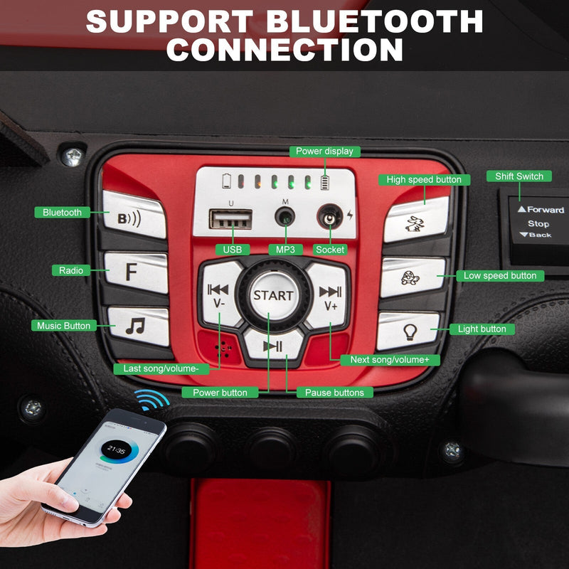 24V Kids 2-Seater Pink Ride-On UTV Toy with 400W Motor, Metal Frame, and EVA Wheels