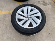 20" VW Atlas OEM wheel rim tire 70076 Audi Q7 Q8 2020 2021 2022 2023 2024 2025 Texas Truck Tire