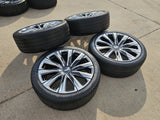 24" Cadillac Escalade PLATINUM OEM wheels rims V 2023 2024 2025 2026 2027 NEW Texas Truck Tire