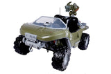 Halo Warthog Electric Ride-On Vehicle with Laser Tag Gun and Body Armor - Microsoft Licensed