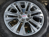 20" GMC Sierra Yukon Denali OEM 5917 wheels rims Chevy 2021 2022 2023 2025 2026 Texas Truck Tire