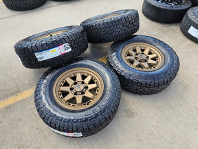 17" 4Runner Toyota Tacoma OEM BRONZE wheels rims FJ FALKEN WILDPEAK A/T4 NEW Texas Truck Tire