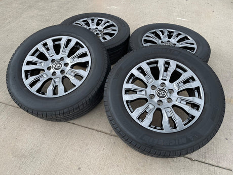 20" Nissan Titan XD OEM 62728 wheels rims tires CHROME DISCOUNTED Texas Truck Tire