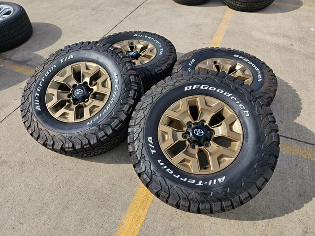 16" Toyota Tacoma TRD wheels rims 75189 OEM 4Runner FJ BFG NEW Texas Truck Tire