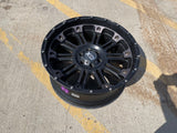 (1) 22x10 22" XD 829 Ford F-150 Expedition rim wheel -18 6x135 Texas Truck Tire