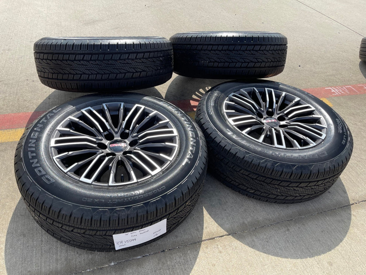 20" GMC Sierra Yukon Chevy Silverado OEM wheels rims 2024 2025 2026 NEW Texas Truck Tire