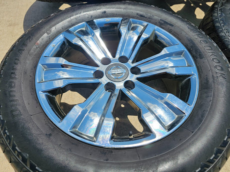 20" Nissan Titan Armada OEM 62753 wheels rims 2018 2019 2020 2022 2023 2024 2025 Texas Truck Tire