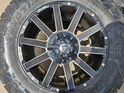 20x10 FUEL Contra D615 Ford F-250 F-350 rims wheels 8x170 -18 TOYO 35" Texas Truck Tire
