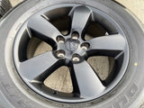 20" Dodge Ram 1500 OEM wheels rims 2495 black 5x139 tires BRIDGSETONE NEW Texas Truck Tire