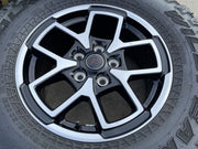 17" Jeep Wrangler Rubicon OEM 95730 9327 wheels rims Gladiator FALKEN MT 33" NEW Texas Truck Tire