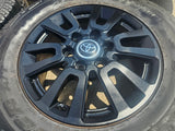 18" Toyota Land Cruiser OEM 95953 wheels rims BLACK Tundra Sequoia A/T NEW Texas Truck Tire