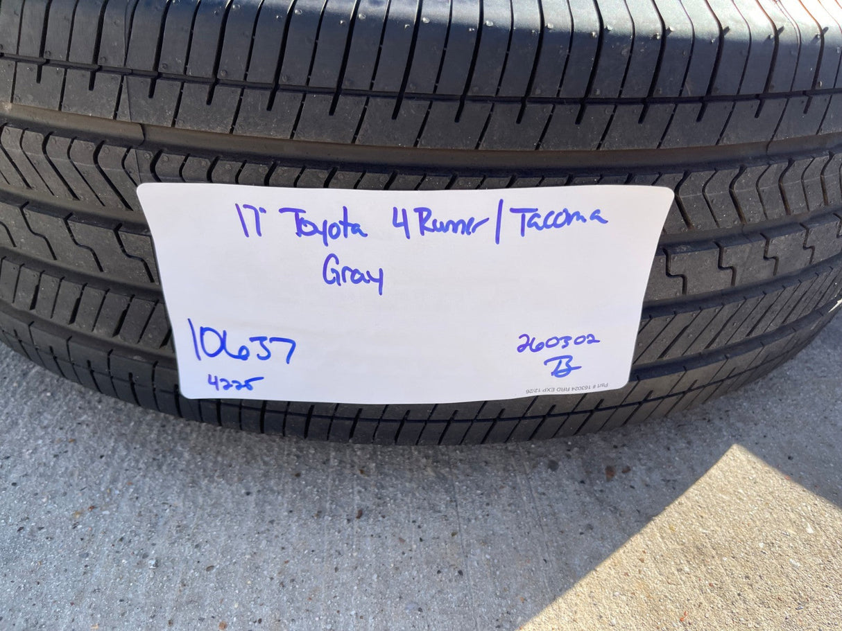 17" Toyota 4Runner Tacoma TRD OEM 94254 10637 wheels rims 2024 2025 2026 NEW Texas Truck Tire