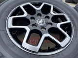 18" Ford Bronco wheels rims black 95213 Ranger tires 2023 2024 2025 2026 NEW Texas Truck Tire