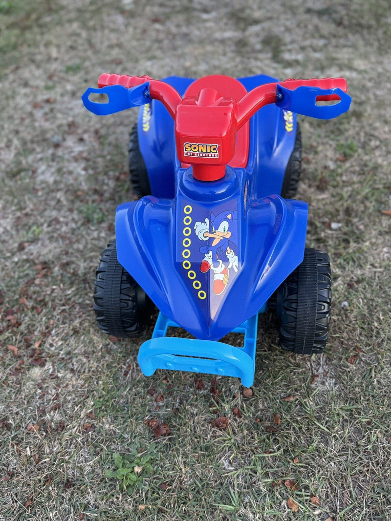 Kids Sonic Hedgehog Themed Quad ATV Ride-On Toy