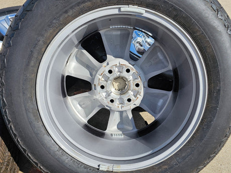 20" Dodge Ram 1500 OEM Laramie wheels rims 2681 tires HANKOOK DYNAPRO A/T2 Texas Truck Tire