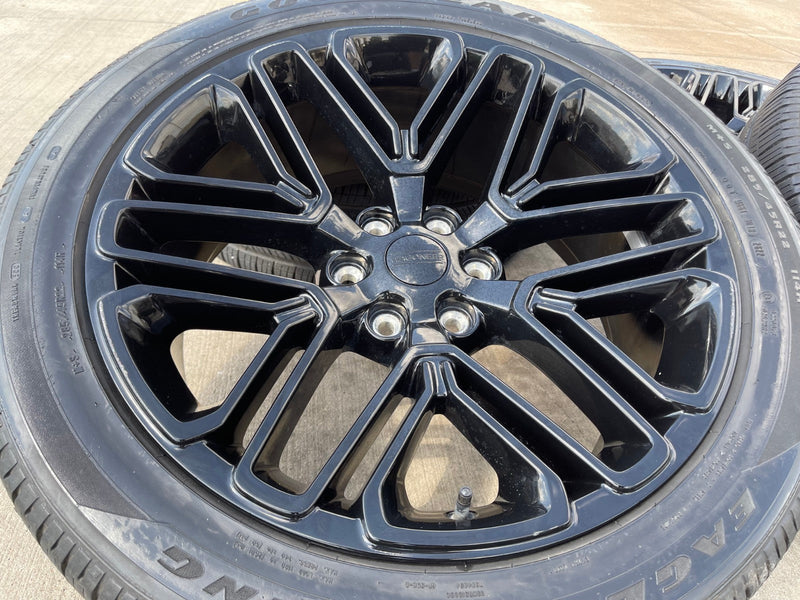 22" Jeep Grand Wagoneer OEM LIMITED 9317 rims wheels RAM 1500 2023 2024 2025 Texas Truck Tire