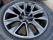 20" Chevy Tahoe Silverado OEM 5919 wheels rims GMC Yukon tires BRIDGESTONE Texas Truck Tire