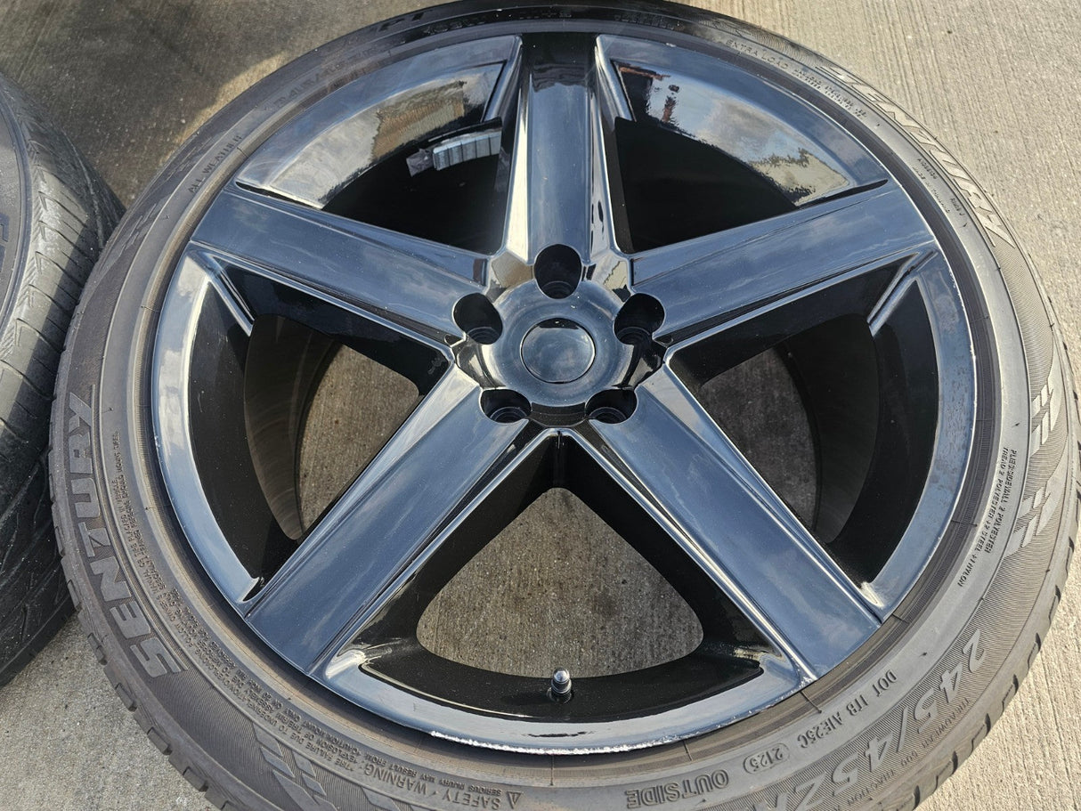 20" Jeep Grand Cherokee SRT Trackhawk 9062 OEM Replica Dodge Journey wheels rims Texas Truck Tire