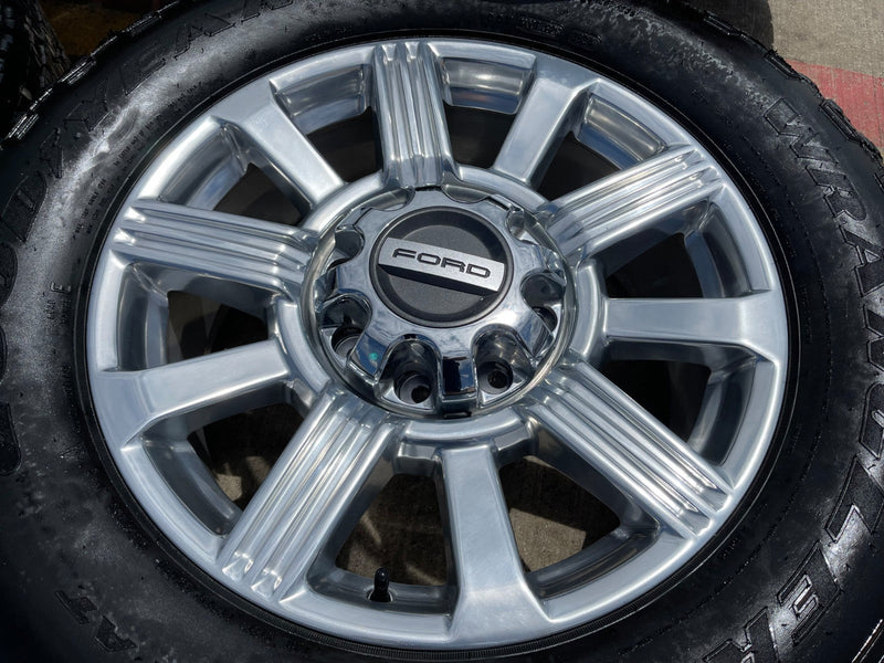 20" Ford F-250 F-350 Platinum OEM 10153 rims wheels 2020 2022 2024 2025 2026 Texas Truck Tire