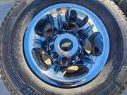 17" Chevy Silverado GMC Sierra 3500 Dually simulator rims wheels OEM 8094 tires Texas Truck Tire