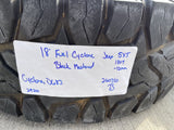 18" 18x10 Fuel CYCLONE D683 Jeep Wrangler wheels rims 5x5 5x127 TOYO R/T 37" Texas Truck Tire