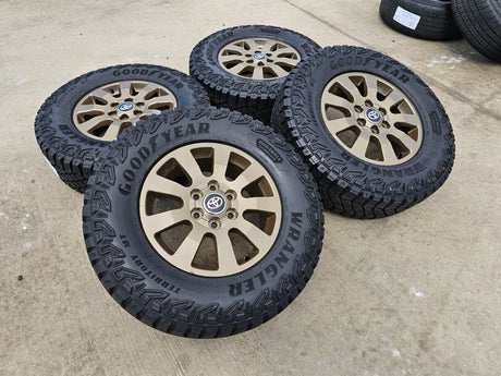 18" Toyota Land Cruiser OEM TRD wheels rims 95952 Tundra Sequoia BRONZE NEW Texas Truck Tire