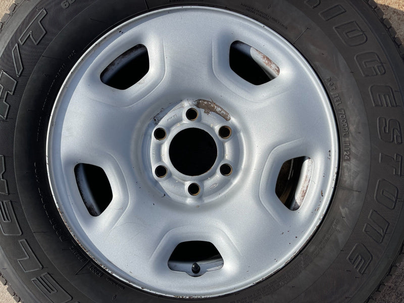 17" Ford F-150 OEM rim wheel 3557 3778 steel spare tire BRIDGESTONE H/T Texas Truck Tire