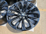 24" Cadillac Escalade V OEM ONYX wheels rims 2023 2024 2025 2026 2027 NEW Texas Truck Tire